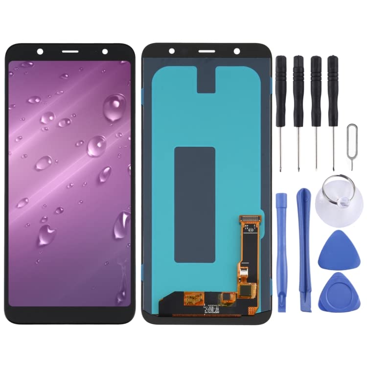 LXGALISA para Piezas de la Serie para Galaxy J Pantalla LCD OLED para para Galaxy J8 Plus SM-J805 con Digitizer Ensamblaje Completo