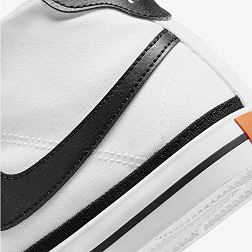 Nike Nike Women Canvas Shoes, White/Team Orange/Black, 6 US