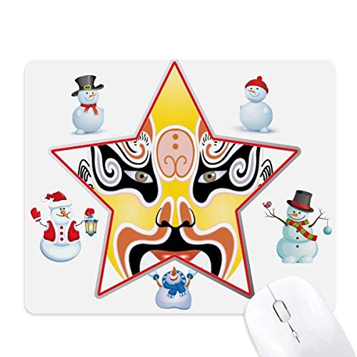 Tapis de souris bonhomme de neige Noël opéra une idée cadeau originale