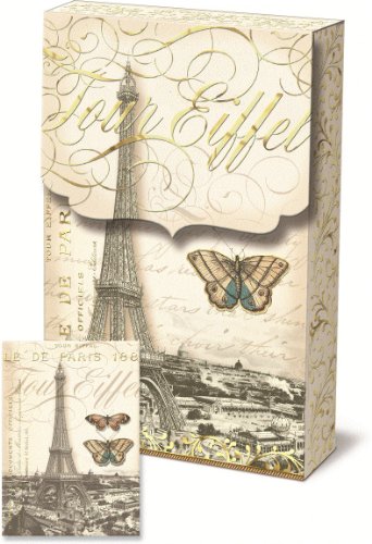 Punch Studio Eiffel Tower Decorative Pouch Note Cards by Punch Studio