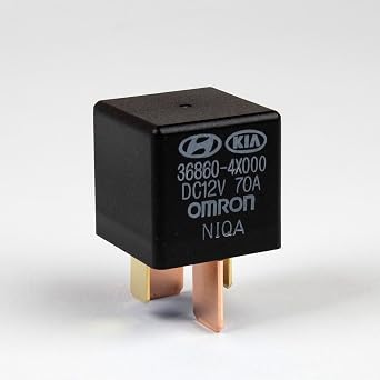 Genuine OEM Glow Plug Relay NIQA 70A 36860-4X000 Compatible with Hyundai Kia Genesis, Made in Korea