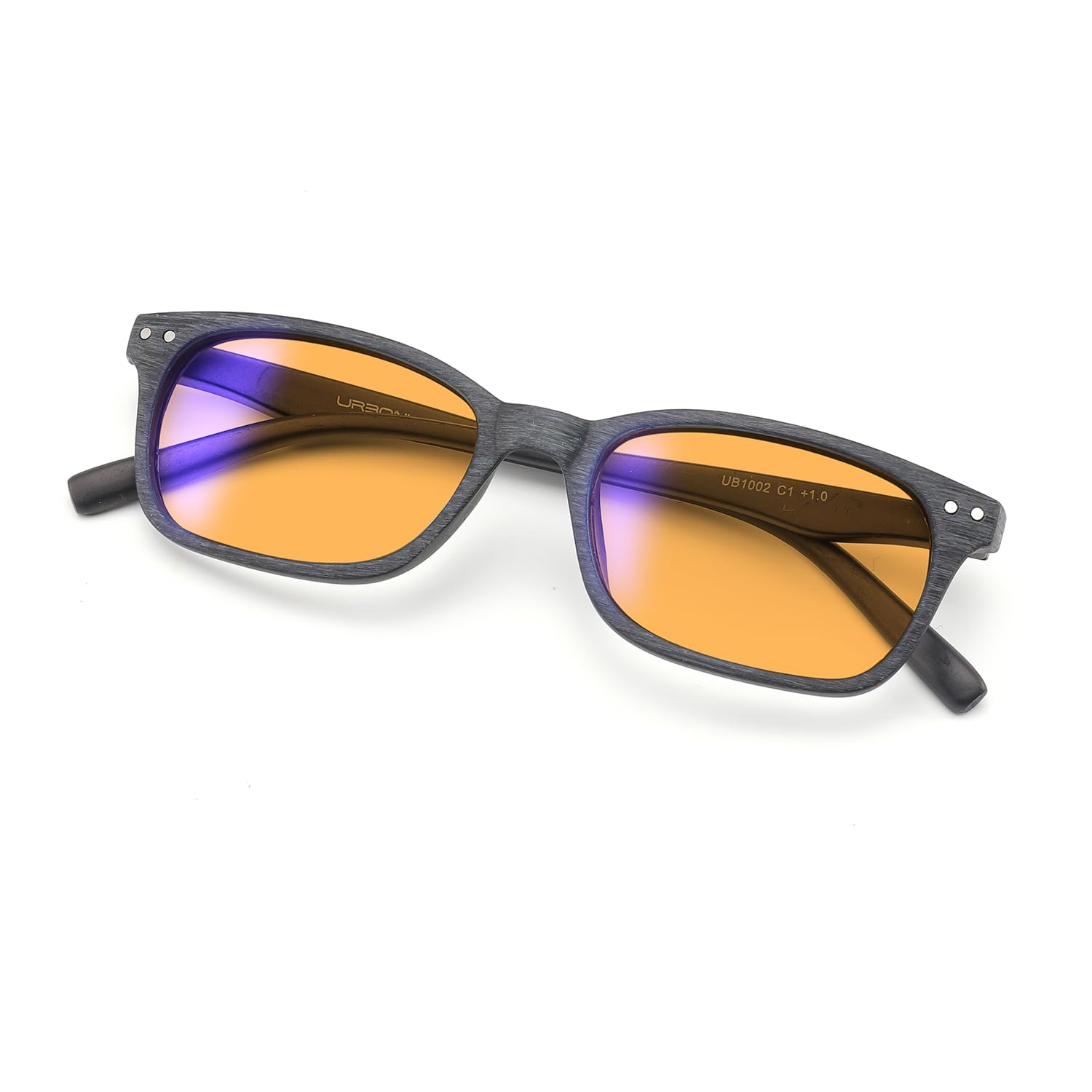 Gafas de lectura con bloqueo de luz azul, para dormir mejor, reducir la tensión ocular para mujeres y hombres, con acabados de madera