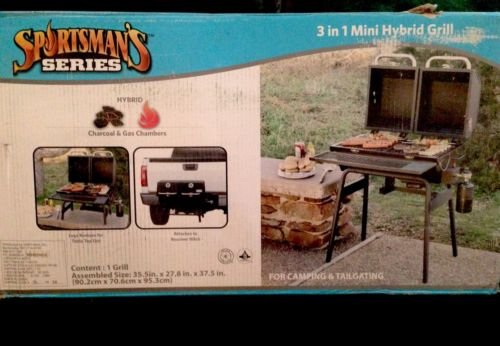 Sportsman's Tailgate 3-in-1 Mini Hybrid Grill