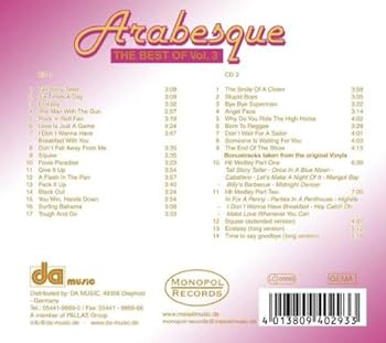 THE BEST OF Arabesque 5枚組 THE BEST OF Arabesque 5枚組 THE BEST OF Arabesque CD-BOX