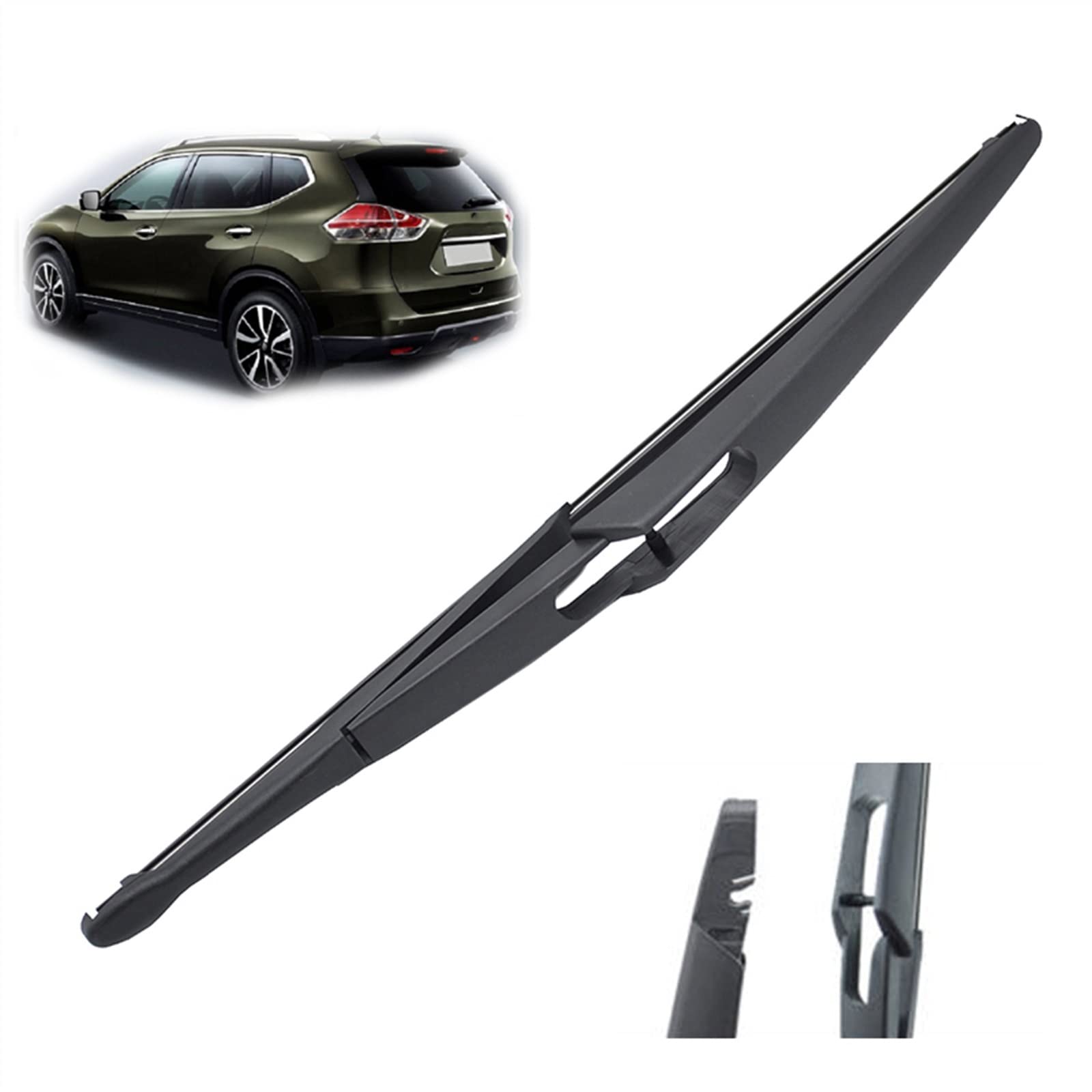 Balai d'essuie-glace arrière Nissan X-Trail T32 fini les traces sur le pare-brise 12"