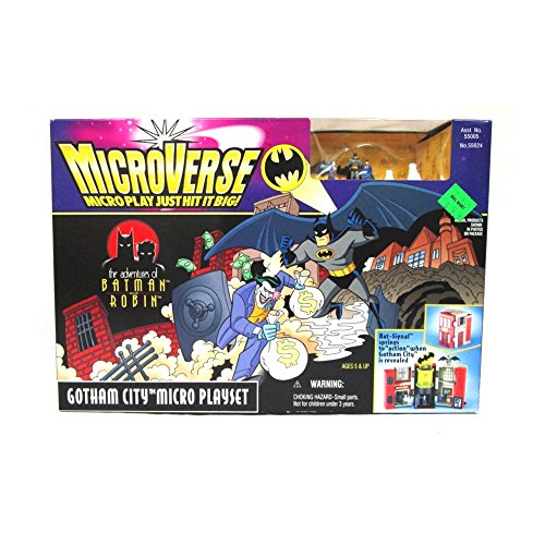 Microverse Batman & Robin Gotham City Playset