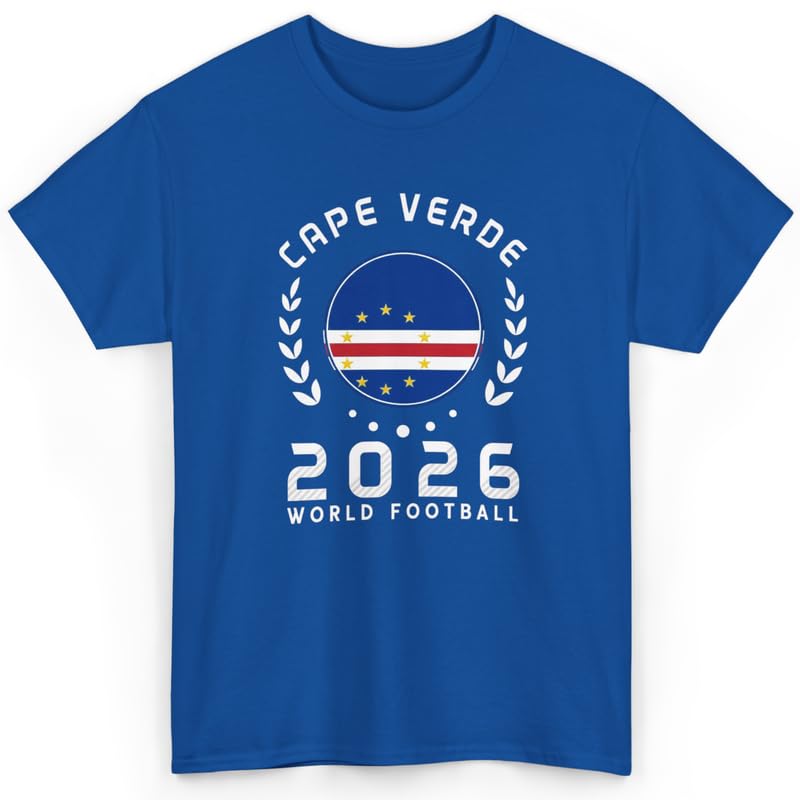 Cape Verde Shirt for World Tournament 2026 Cabo Verde Soccer Shirt for Fans Royal 3XL