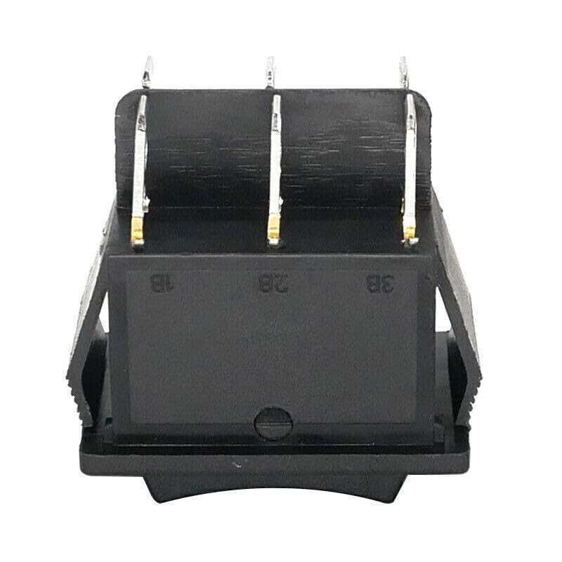 1 Pack XW-604 20A 250VAC 6 Pin 3 Position Boat Switch High Power Black No Light -