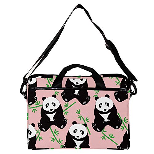 Maletín de portátil de 14 pulgadas con tierno estampado de panda para conectar contigo 2
