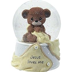Precious Moments 203108 Jesus Loves Resin/Glass Snow Globe Musical, Multicolor Precious Moments 203108 Jesus Loves Resin/Glass Snow Globe Musical, Multicolor