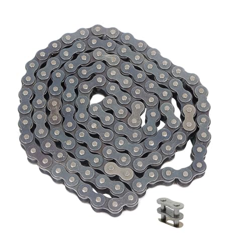 raseparter 80 Roller Chain Heavy Duty 10FT Chain Comes with Connector 1 Additional Connector Carbon Steel