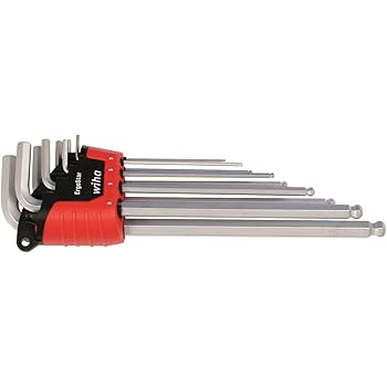 WIHA 45622 Juego de llaves Allen con mango en T Comfort grip TORX® con