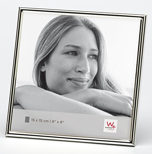 walther design Design WD515S Chloe Portraitrahmen 15x15 cm, Silber
