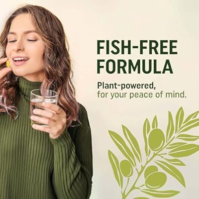 Vegan Omega 3 6 9 Supplements | 2000MG Plant-Based Triple Omega 369 Blend | Heart, Brain, Skin, and Eye Health Support | Vegan Fish Oil Alternative | Essential Fatty Acids Complex | Non-GMO | 60 Ct