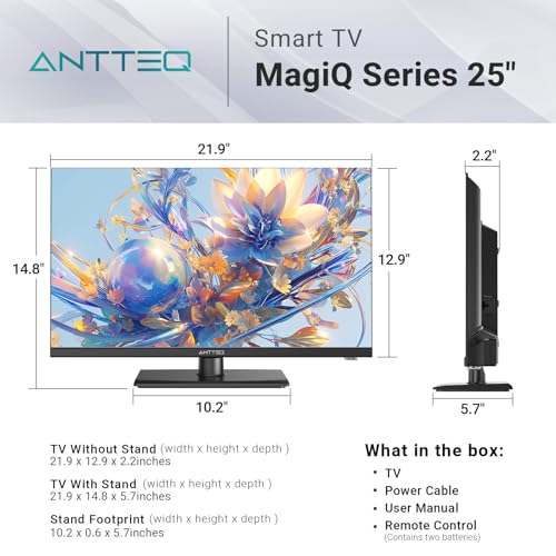 Antteq 25 Inch Smart TV, WebOS FHD TV MagiQ 25