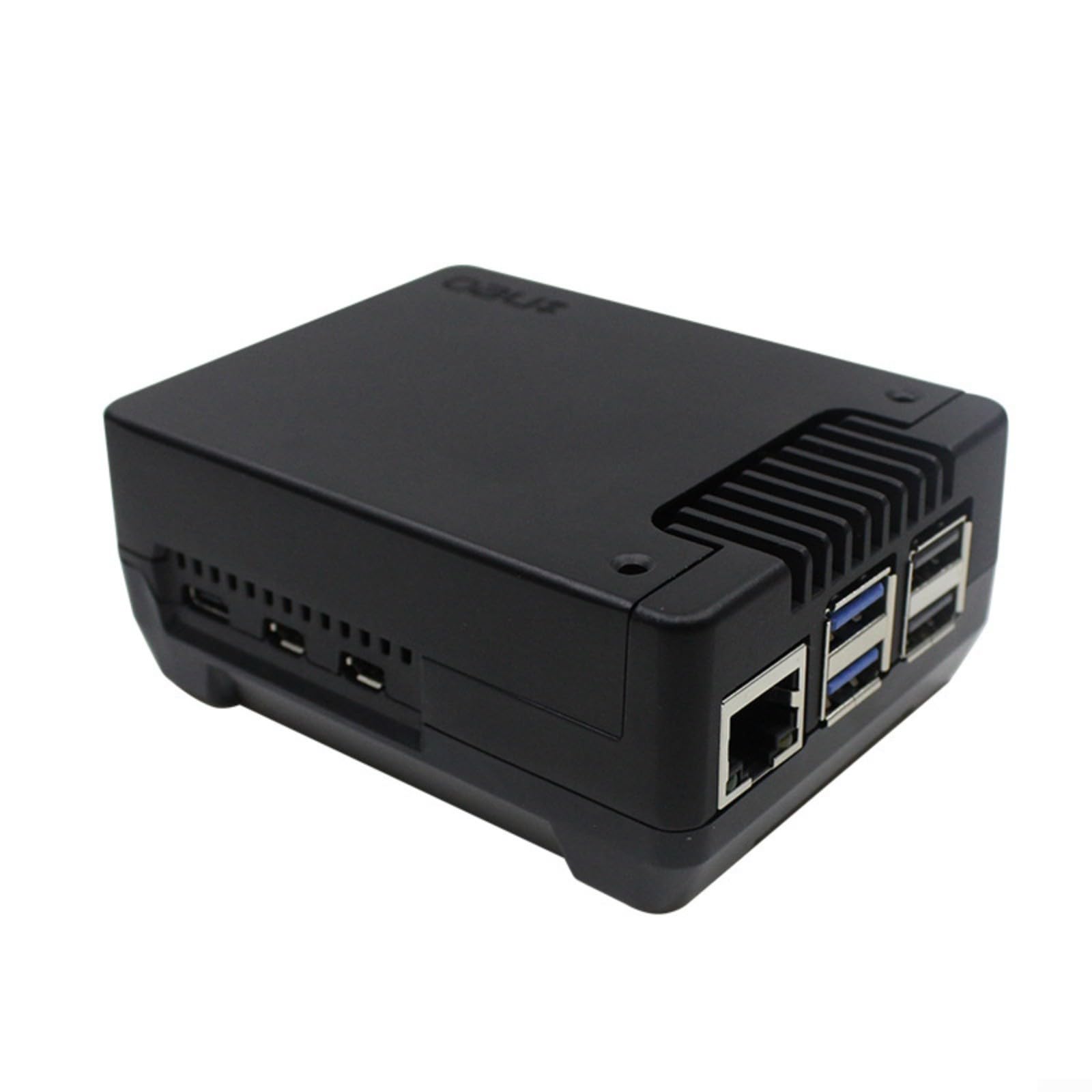 Argon NEO 5 M2 NVMe Custodia in lega di alluminio per Raspberry Pi 5 con dissipatore di calore integrato e supporto PCIE, nero, ideale per espansione avanzata di archiviazione (A)