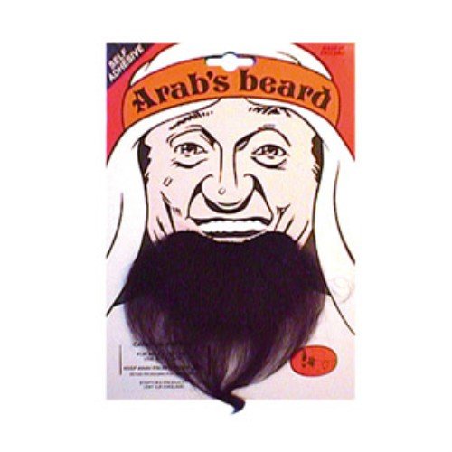 Arab Beard Fancy Dress Black