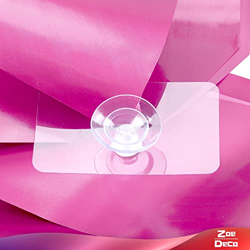 Zoe Deco BOW30-PINK-1 Big Car Bow (Pink, 30 Inch) With 2 Gold Accessory Bows, Giant Presents, Girl Party, Lady Surprise Party, Wedding Reception, Birthday, Christmas Bows For Car, Gift Bow thumb #2