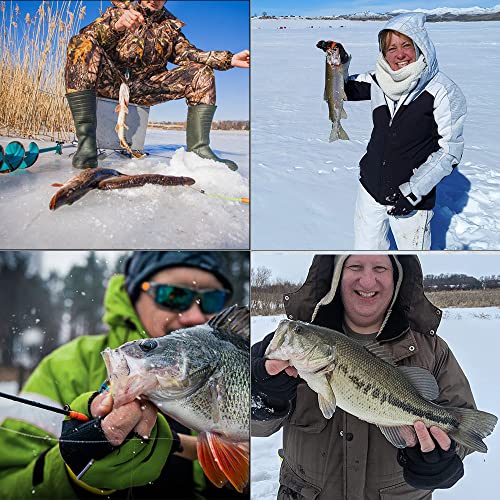 Goture Ice Fishing Lures Ice Fishing Spoons Micro Fishing Jigs For Panfish Crappie Sunfish Pike Perch Walleye Bluegill #TOP5