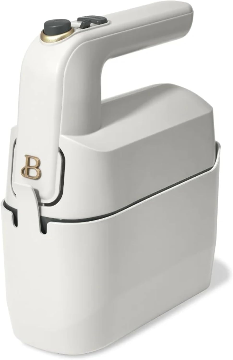 6 Speed Electric Hand Mixer, 350W Powerful Motor with Turbo Boost, Stainless Steel Beaters and Dough Hooks, Lightweight Handheld Mixer with Storage Case