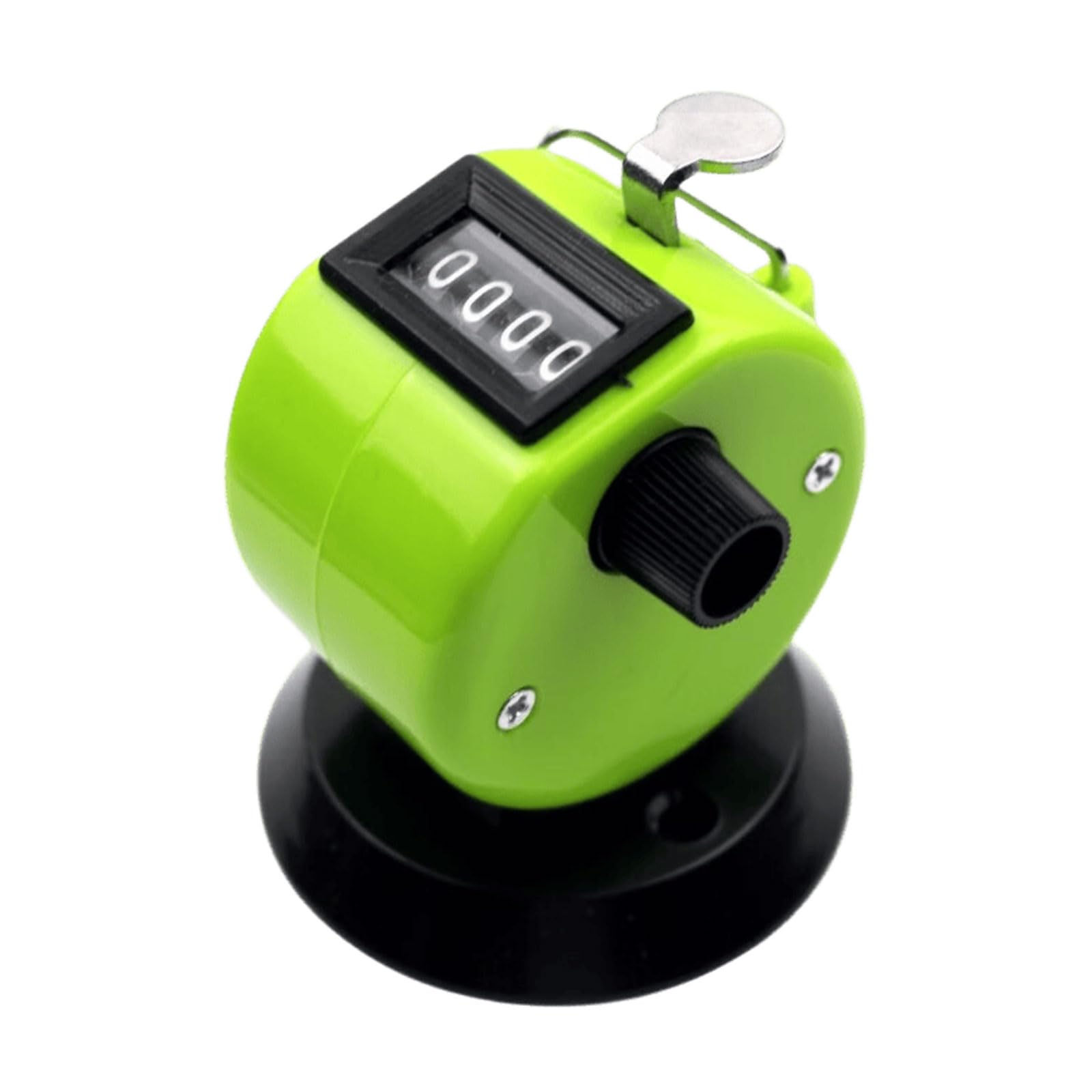 Tertioi Green Abs Hand Counter With Base Factory Warehouse Sports Events And Inventory Counter Machine Designed No Batteries Required Simple Counter