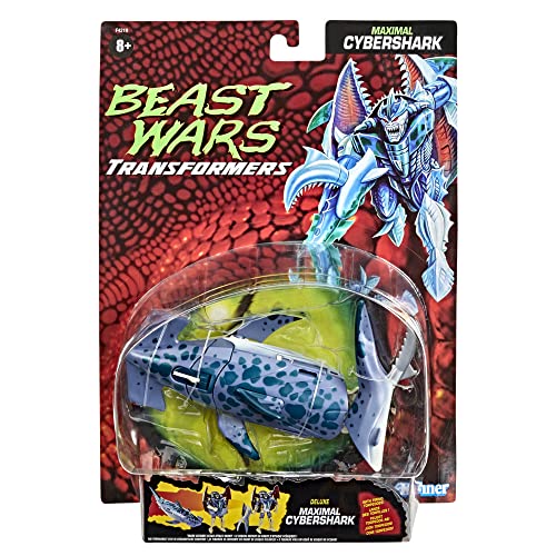 Hasbro - Figure Maximal Cybershark Beats Wars Transformers 12cm Action Dolls, Multicolor, Single (136338)
