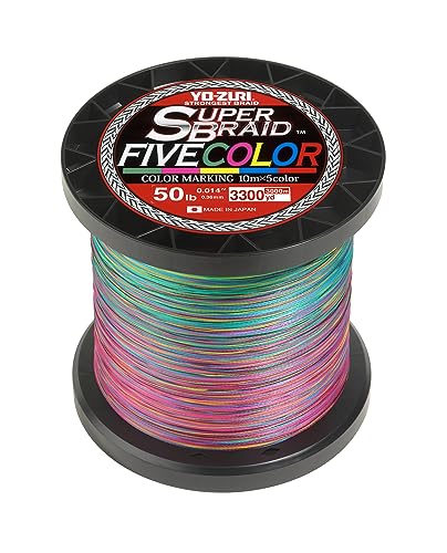 Yo-Zuri Super Braid 50LB 5 Color 3300YD