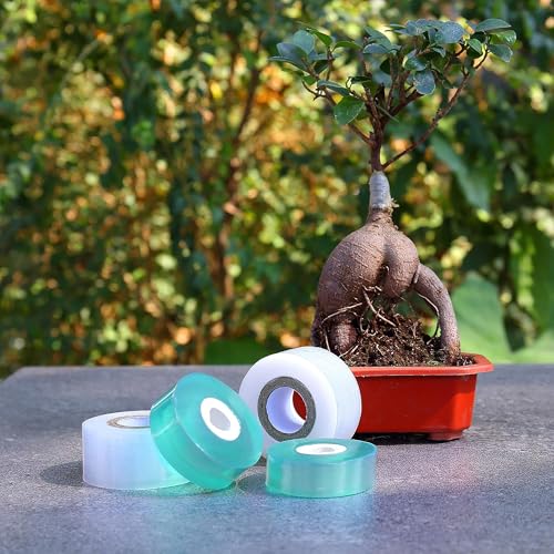 MIDOUWEST 4 Pcs Grafting Tape for Fruit Trees,Garden Plant Nursery Tape Stretchable Self Adhesive Membrane Clear Floristry Film,Plant Repair Budding Tape — view 5