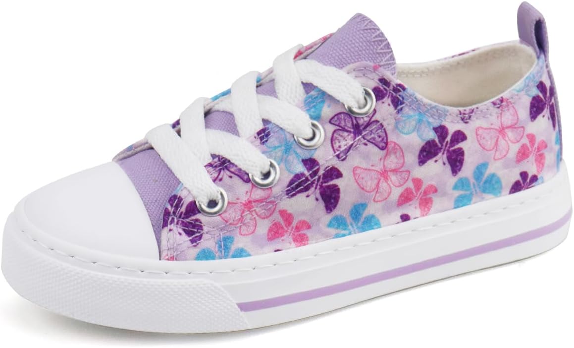 ToandonToddler Kids Sneakers Sparkle Fashion Glitter Sequins Canvas Shoes