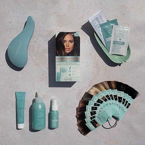 Foto von Colour Clinuance | Haarfärbemittel für Empfindliches Haar | Dauerhafte Färbung ohne Ammoniak Mehr Glanz | Intensive Farbe | 100% ige Deckung | 5.0 Hellbraun | Dermatologisch getestet