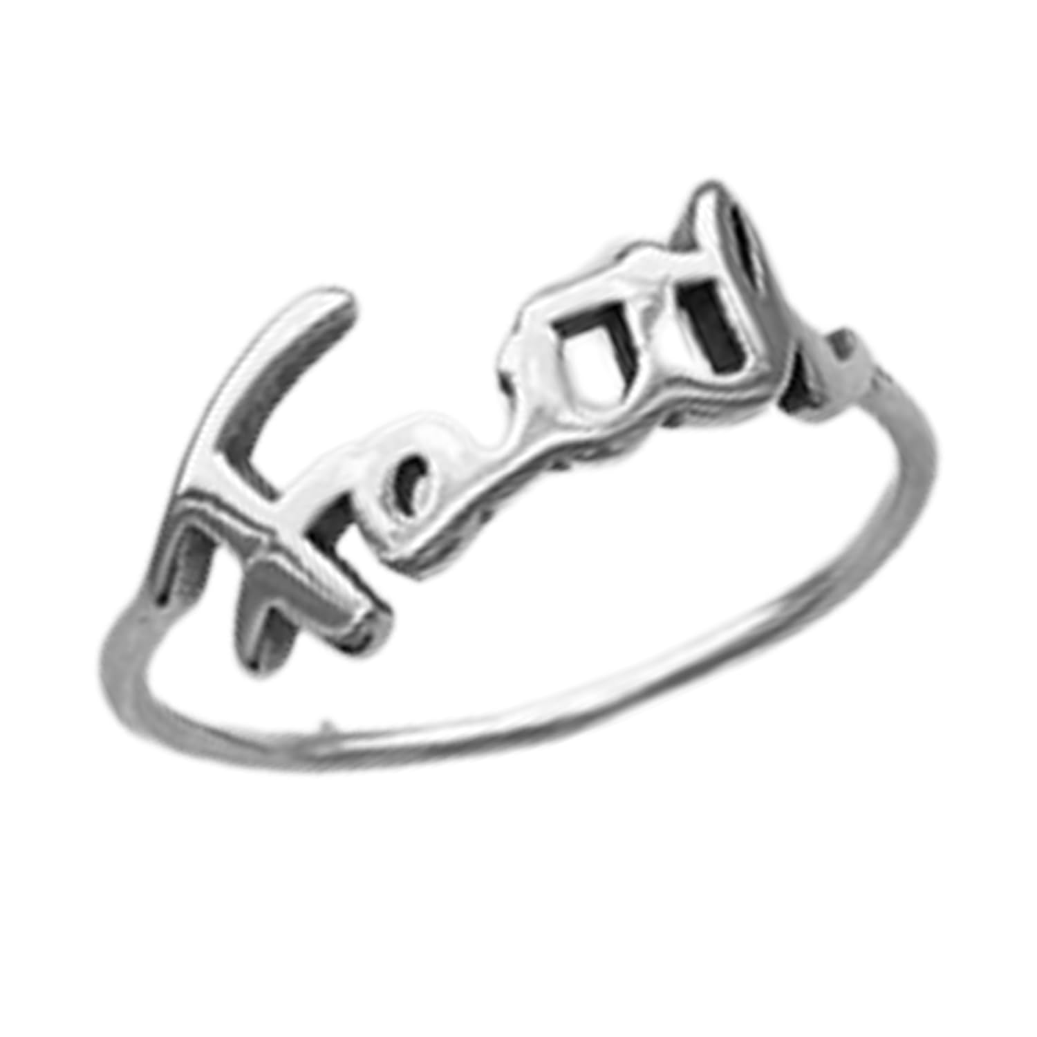 Anillo de fe de plata de ley 925 pura, anillo delicado, anillo bohemio, anillo religioso, anillo exclusivo, anillo bohemio, anillo de declaración clásico, anillo único del día de la madre