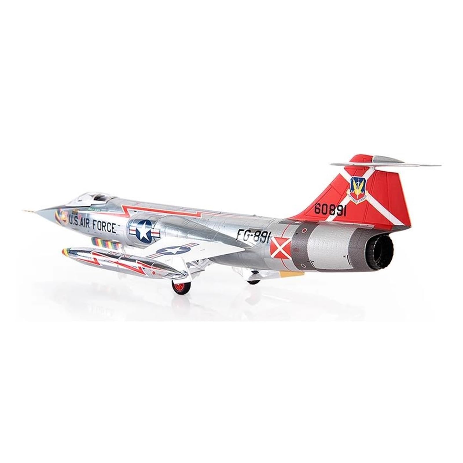 1/72 Per F104 F-104C Aereo Aereo Starfighter Falcon Modello Giocattolo Modello In Lega Jet Militari Scale Aircraft Display Model