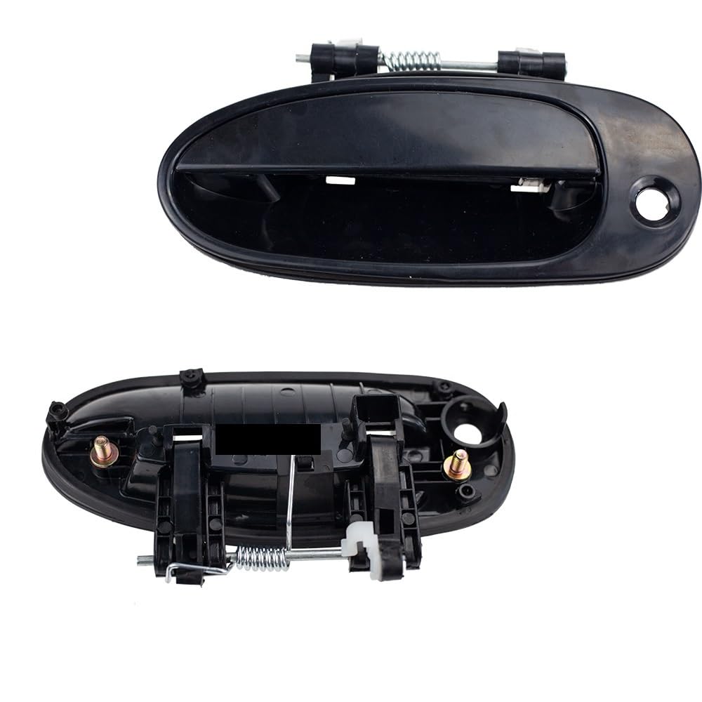 Zmyozdo Left Automotive Parts Black Exterior Outside Door Handle Right For Kia For Sephia 1998 1999 2000 2001 For Spectra(Left)