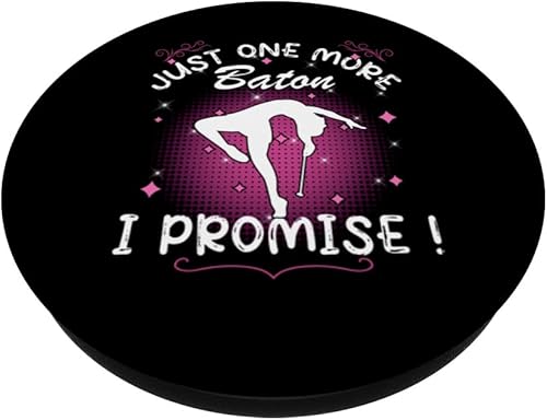 Miniatura 2 de Majorette Dance - Gymnastics - cool baton twirler PopSockets Swappable PopGrip