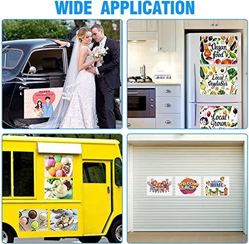 4 Pack Blank Magnets, 18\" x 12\" Magnetic Signs for Car, Rounded Corners, Advertise Business, Prevent Scratches & Dents - Thumbnail 7
