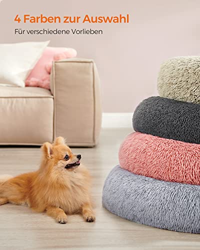 Hundebett Extra Klein, 38,1 Cm – Donut-Form, Waschbar, Weich & Beruhigend Für Welpen Bis 2,3 Kg