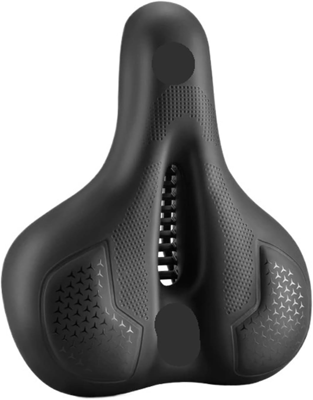 Bike Saddle Silicone Cushion Shock Absorbing Comfortable Cycling Seat Hollow Breathable Thickened Sponge Bicycle(38210044001)
