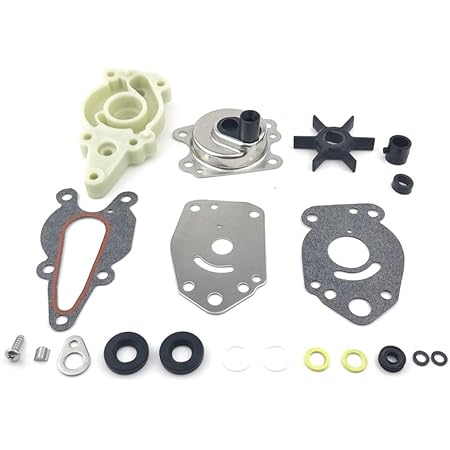 Amazon Com 46 42089a5 Water Pump Impeller Repair Kit Replacement For Mercury Mariner Mercruiser Force Sears Outboard 6 8 9 9 10 Xr10 15 Hp Boat Motor Parts Replacement 46 42089a4 42089a3 Automotive