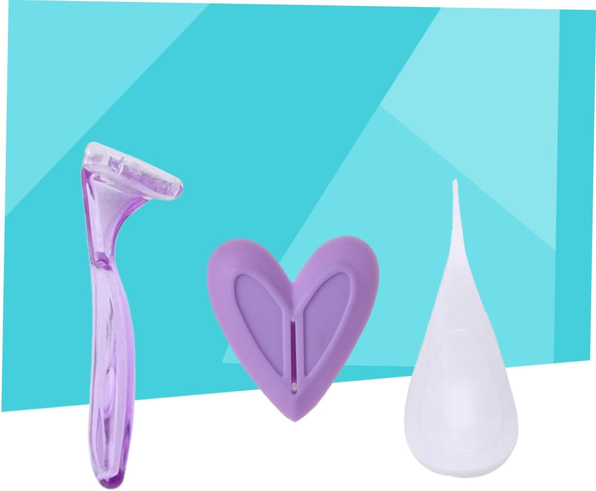 Bikini Privates Shaving Kit 3pc Plastic Bikini Shaver Hair Razor Use for Body Underarm Hair Removal Random Color
