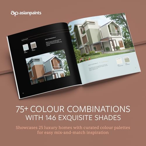 Image of Asian Paints Ultima Book of Colours | Exterior Painting Colour Guide for Luxury Homes with 146 Curated Shades & 25 House Styles