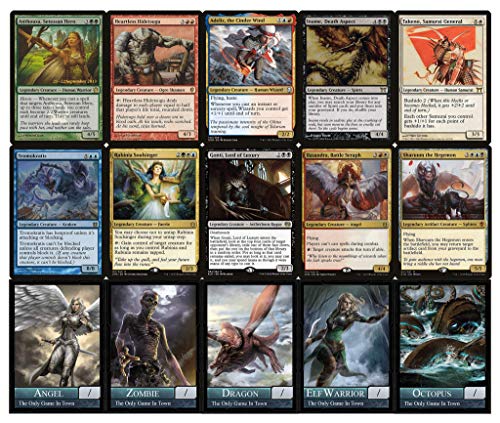 10 Legendary Creatures/Commanders MTG - Magic: The Gathering EDH Collection
