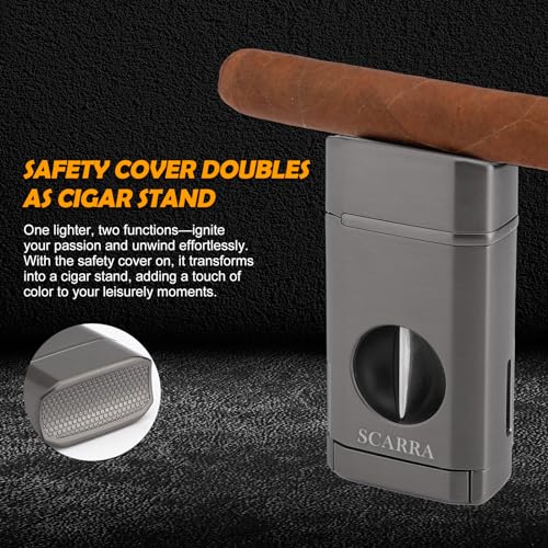Encendedor SCARRA para cigarros con cortador 3 en 1 miniatura 4
