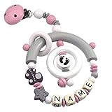 Hier kommt der Babyexpress Premium Kinderwagen Anhänger mit Namen HOLZ Modell Babyexpress grau rosa