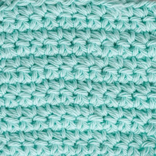 Image of Lily Sugar'n Cream 100% Cotton Yarn 6-Pack Bundle with Bella's Crafts Stitch Markers (Pastel Solids)