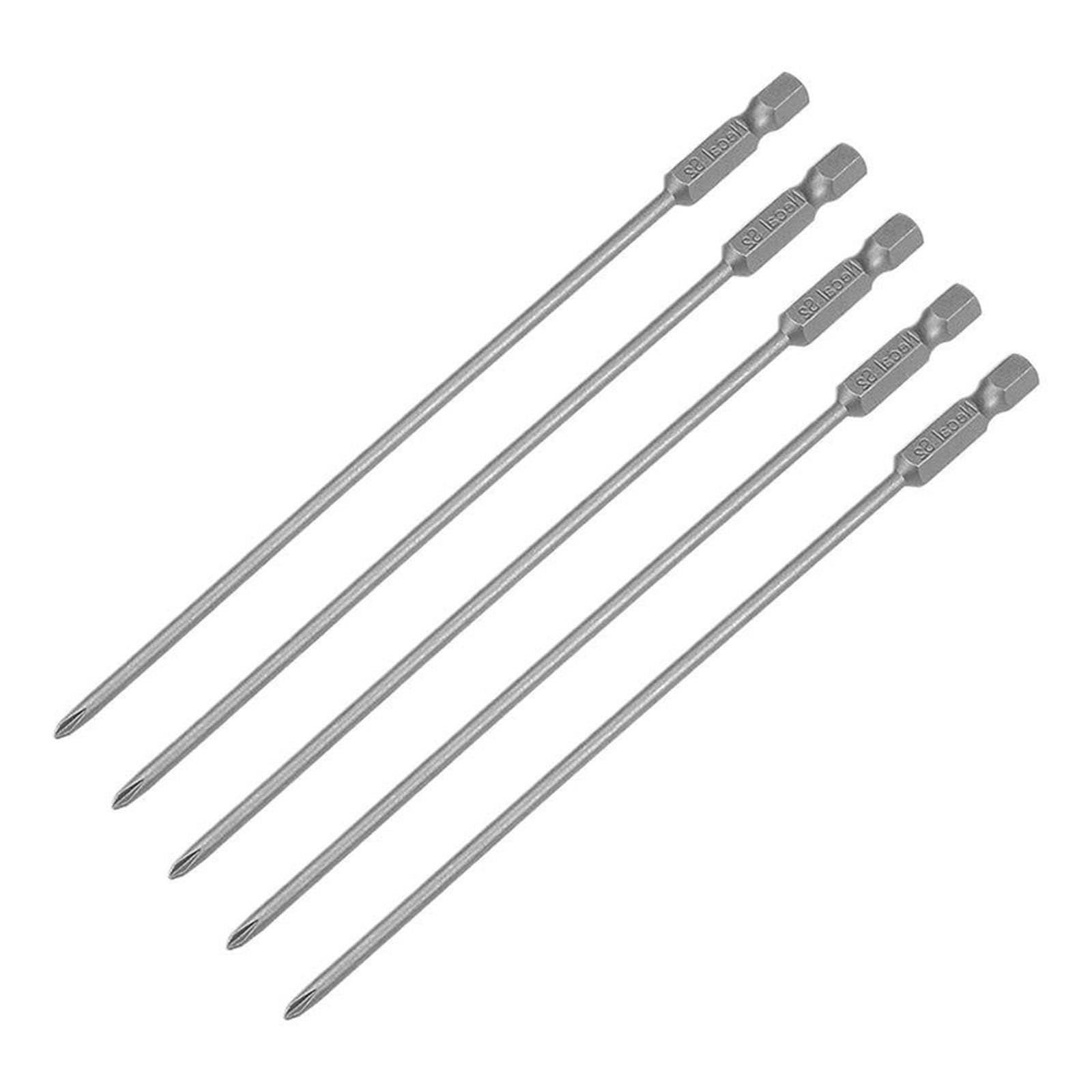 5 embouts de tournevis électriques à tige hexagonale de 100 mm et 150 mm