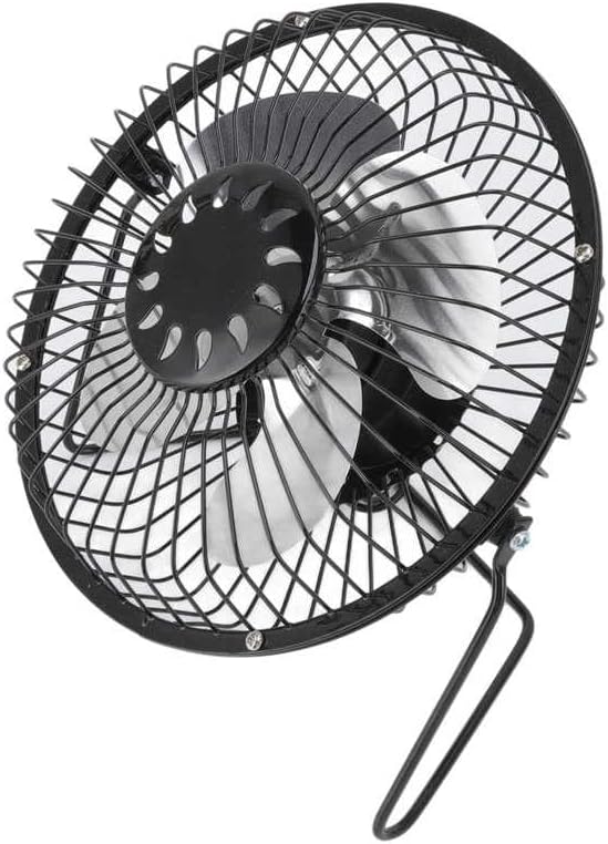 Portable Solar Panel Fan Mini Solar Fan 20cm/7.9in Diameter for Picnic for Outdoor Travel for Fishing