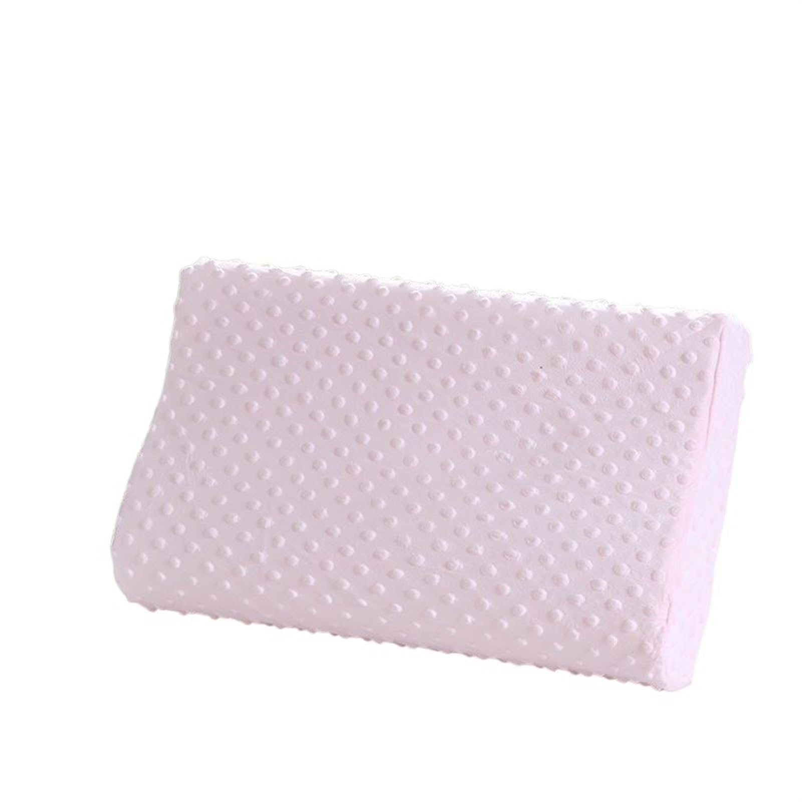 WJLYDM For Comfortable Sleeping Memory Foam Pillow Sleeping Bamboo Pillow Memory Foam Orthopedic Pillow Healthy Breathable Neck Fatigue Relief For Comfortable Sleeping(Pink)