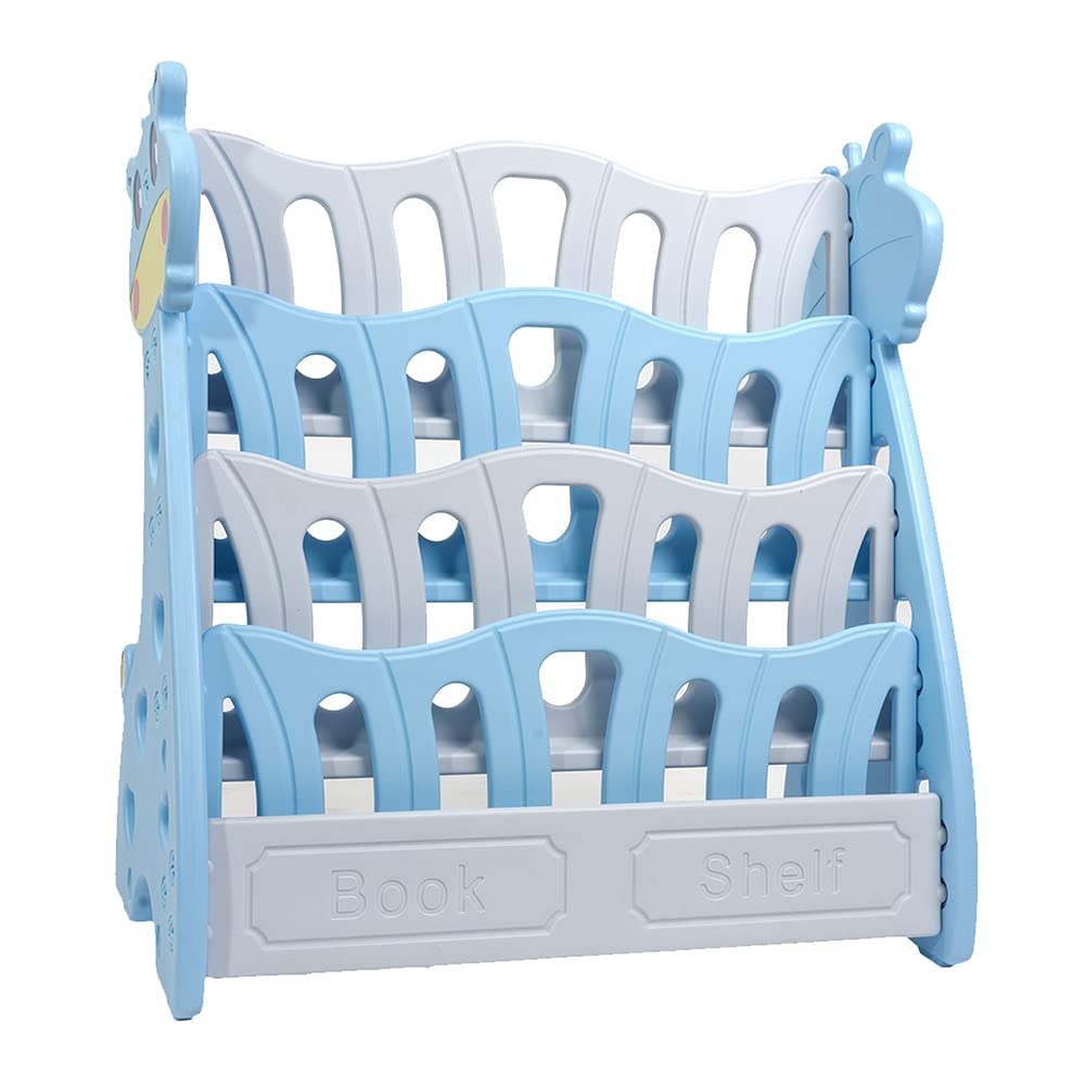 OK Play Book Shelf, Storage Organizer for Kids (2-8 Years) - Sky Blue & Grey (B0BNJ4K3NW) Amazon Price History, Amazon Price Tracker