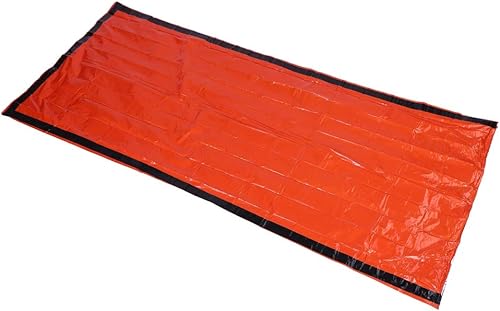 Miniatura 8 de Saco de dormir de película de aluminio, diseño de saco de dormir, fácil de usar, adecuado para acampar en la montaña,