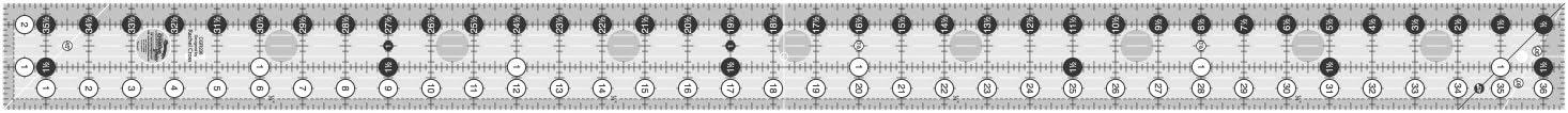 Creative GridsQuilt Ruler 2.5 Inch by 36.5 Inch Yardstick Rectangle